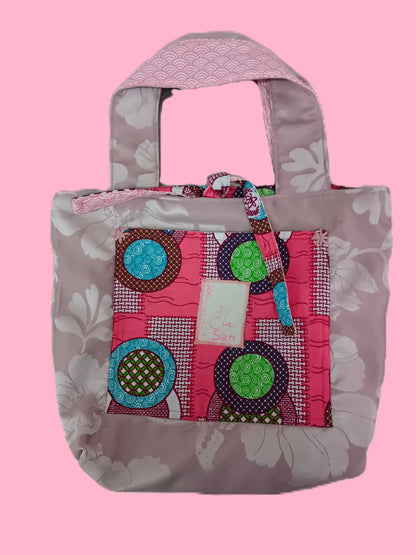 Unique  Reversible pink tote bag