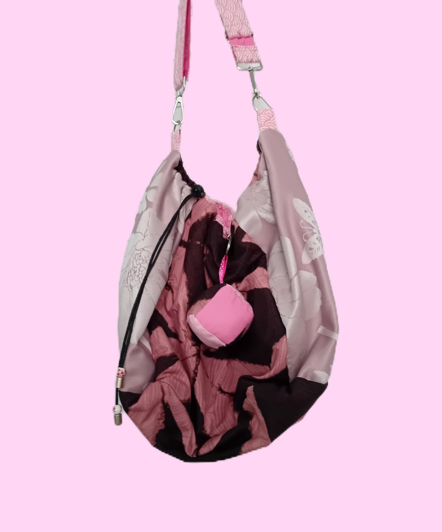 Zerowaste African printed and brocade rice bag